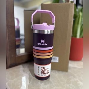 Stanley PLUM STRIPE IceFlow Straw Tumbler - 30 fl. oz.